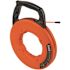 Klein Tools Multi-Groove Fiberglass 100 ft. Fish Tape with Nylon Tip
