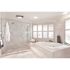 HOMEWERKS 80 CFM Light & Fit Ceiling Mount Bathroom Exhaust Fan with LED Light and Brushed Nickel Finish