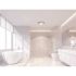 Tosca Decorative Brushed Nickel 80 CFM Ceiling Mount Bathroom Exhaust Fan with LED Light