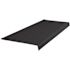 ROPPE Black 1/4 in. HD Square Nose Rib Design Vinyl Tread
