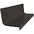 ROPPE Square Nose Vantage Pattern Rubber Tread with Riser and 2 in. Black Abrasive Strip