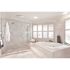 Homewerks Worldwide 80 CFM Light & Fit Ceiling Mount Bathroom Exhaust Fan with LED Light