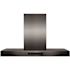 ZLINE Kitchen and Bath 30 in. 400 CFM Convertible Vent Modern Island Mount Range Hood in Black Stainless Steel