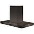 ZLINE Kitchen and Bath 30 in. 400 CFM Convertible Vent Modern Island Mount Range Hood in Black Stainless Steel