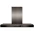 ZLINE Kitchen and Bath 36 in. 400 CFM Convertible Island Mount Range Hood in Black Stainless Steel