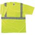 Ergodyne GloWear 8289 Medium Hi Vis Lime Type R Class 2 T-Shirt