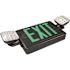 Commercial Electric Combo 14-Watt with NICAD 9.6-Volt Battery Integrated LED Black Exit Sign and Emergency Light