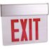 Commercial Electric 120-Volt to 277-Volt with Ni-Cad 4.8-Volt Edge Lit Integrated LED Red Exit Sign