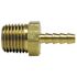 Everbilt 1/4 in. x 3/8 in. Brass Barb x MIP Adapter (10-Pack)