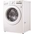 LG 4.5 Cu. Ft. Stackable Front Load Washer in White with Coldwash Technology