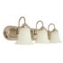 3-Light Brushed Nickel LED Vanity Fixture