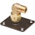 1/2 in. Brass 90-Degree AutoFlare Flange Fitting
