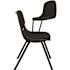 Carnegy Avenue Black Plastic Arm Chair