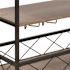 Carnegy Avenue Light Oak Bar Cart With Wheels