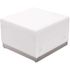 Carnegy Avenue Melrose White Ottoman