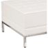 Carnegy Avenue Melrose White Ottoman