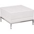 Carnegy Avenue Melrose White Ottoman