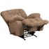 Carnegy Avenue Softsuede Taupe Fabric Recliner