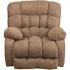 Carnegy Avenue Softsuede Taupe Fabric Recliner