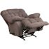 Carnegy Avenue Softsuede Graphite Fabric Recliner