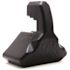 3 in. x 3 in. x 2 in. Black Plastic Commercial Hinge-Based Door Stop (Case of 12 Units)