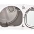 LG 7.3 Cu. Ft. Vented Gas Dryer in White with Sensor Dry Technology
