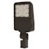 100-Watt 120-277-Volt Slipfitter Line Voltage Bronze Outdoor Integrated LED Large Landscape Flood Light, Selectable