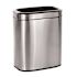Alpine Industries 5.3 Gal. Stainless Steel Rectangular Liner Open Top Trash Can