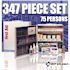 First Aid Only 75-Person 2-Shelf Cabinet 347-Piece First Aid Kit