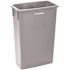 Alpine Industries 23 Gal. Gray Waste Basket Commercial Trash Can