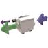 Ecor Pro 30 Pint Small Portable Desiccant Dehumidifier for Bedroom, Bathroom, Crawl Space, Basement and Garage - White