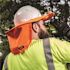 Ergodyne Orange Hard Hat Brim with Shade