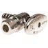 Apollo 1/2 in. PEX-B Barb x 3/8 in. Compression Brass Quarter-Turn Angle Stop Valve Jar, Chrome-Plated Pro Pack (20-Pack)
