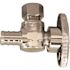Apollo 1/2 in. PEX-B Barb x 3/8 in. Compression Brass Quarter-Turn Angle Stop Valve Jar, Chrome-Plated Pro Pack (20-Pack)