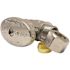 Apollo 1/2 in. PEX-B Barb x 3/8 in. Compression Brass Quarter-Turn Straight Stop Valve Pro Pack, Chrome-Plated (20-Pack)