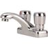 Zurn AquaSpec Metering Faucet, Deck Mount, 0.5 GPM Vandal-Resistant Pressure-Compensating Spray, Push-Button Handles, Chrome