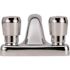 Zurn AquaSpec Metering Faucet, Deck Mount, 0.5 GPM Vandal-Resistant Pressure-Compensating Spray, Push-Button Handles, Chrome