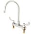 Zurn 2-Handle Kitchen Sink Utility Faucet with 8 in. Gooseneck in Chrome
