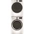 GE 7.8 cu. ft. Smart Front Load Electric Dryer in White with Sanitize Cycle, ENERGY STAR