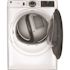 GE 7.8 cu. ft. Smart Front Load Electric Dryer in White with Sanitize Cycle, ENERGY STAR