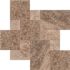 MSI Mediterranean Walnut 10-Piece Tumbled Travertine Paver Kit (30 kits/480 sq. ft./pallet)