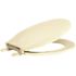 CENTOCO Round Closed Front Toilet Seat in Biscuit