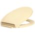 CENTOCO Round Closed Front Toilet Seat with Safety Close in Bone