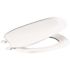 CENTOCO Eljer Emblem Round Closed Square Front Toilet Seat in White