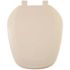CENTOCO Eljer Emblem Round Closed Square Front Toilet Seat in Natural