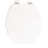 CENTOCO Centocore Round Closed Front Toilet Seat in Crane White