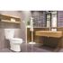CENTOCO Centocore Round Closed Front Toilet Seat in Crane White