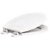 CENTOCO Centocore Round Closed Front Toilet Seat in Crane White