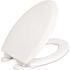 CENTOCO Centocore Elongated Closed Front Toilet Seat with Safety Close in Crane White