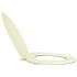 CENTOCO Elongated Closed Front Toilet Seat in Biscuit